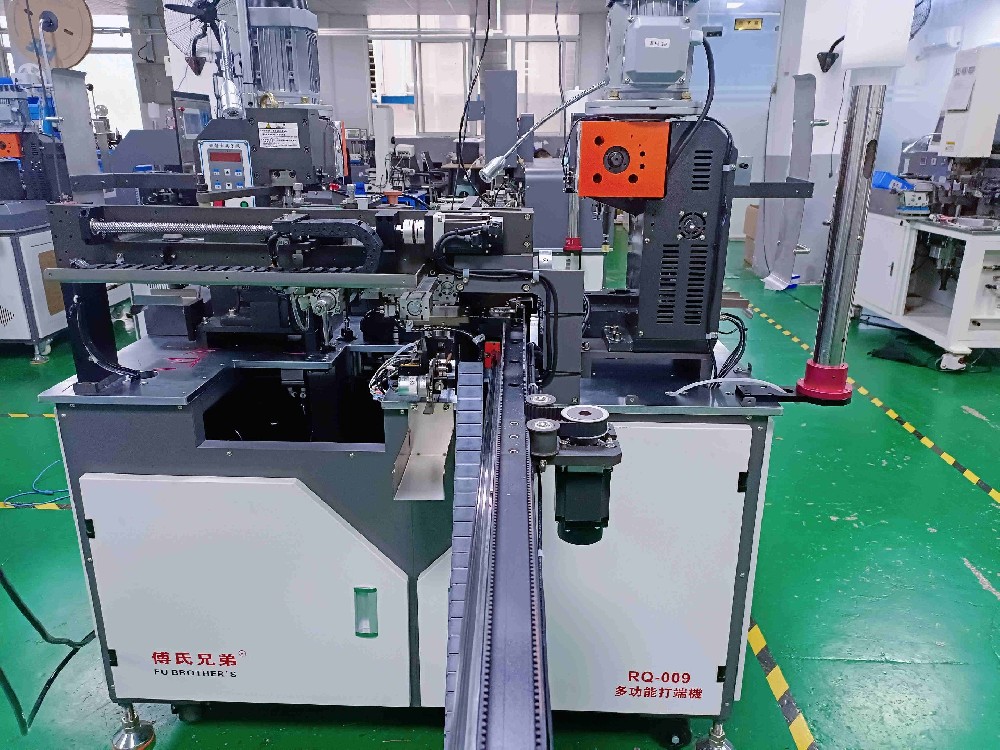 全自動并線打端子機，排線打端機，護套線靜音端子機